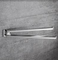 Полотенцедержатель COLOMBO DESIGN BASICQ B3712 двойной цвет хром — фото 2, Полотенцедержатели