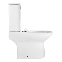 Унитаз-компакт Azario Glory 380х680х812 напольный, безободковый с быстросъемным сиденьем микролифт арт-AZ-49 — фото 11, Напольные унитазы