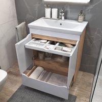 Тумба под раковину VIGO Grani 70 напольная дуб золотой арт-285 дуб золотой — фото 3, Тумбы под раковину