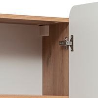 Шкаф-пенал подвесной SKANDI 40 /дуб золотой Крафт/правый/ AQUA DE MARCO 3040CRAFTCSCA — фото 9, Шкафы для ванной