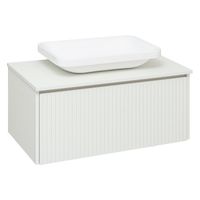 Тумба подвесная MONACO 80 /белый софт/ AQUA DE MARCO 2080WFMON — фото 6, Тумбы под раковину