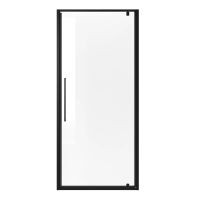 Душевое ограждение Niagara Nova (90х90х195) квадрат,черный матовый,дверь распашная,стекло прозрачное,2 места арт-NG-85-9AB-A90B-34 — фото 11, Квадратные душевые уголки