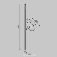 Настенный светильник (бра) Technical C084WL-L18BS2.7K — фото 5, Бра
