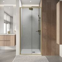 Товар: Дверь в нишу Niagara Nova NG-44-10ASG (100х195) раздвижная,золото сатин,стекло прозрачное,1 место - фото 4 Дверь в нишу Niagara Nova NG-44-10ASG (100х195) раздвижная,золото сатин,стекло прозрачное,1 место — фото 4, Раздвижные душевые двери