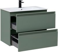 Тумба под раковину Allen Brau Eclipse 80 1.E1002.CGM олива матовый — фото 2, Тумбы под раковину