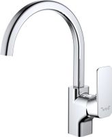 Смеситель для кухни D&K Berlin Freie, хром, арт-DA1432401 — фото 1, Смесители для кухни