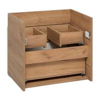 Тумба подвесная SKANDI 60 /дуб золотой Крафт/ AQUA DE MARCO 2060CRAFTCSCA/H — фото 4, Тумбы под раковину