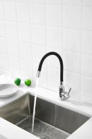 Смеситель для кухни с гибким изливом BELZ , черный арт-B73809-7 — фото 3, Смесители для кухни