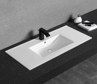 Товар: Умывальник CeramaLux YJ803-80 - фото 1 Умывальник CeramaLux YJ803-80 — фото 1, Раковины встраиваемые сверху