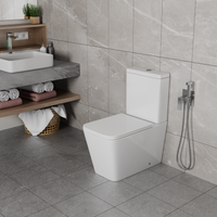 Унитаз напольный безободковый D&K Berlin , белый арт-DT1437016 — фото 4, Напольные унитазы