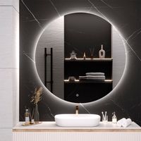 Зеркало с LED-подсветкой MILAN (140) круглое /AQUA DE MARCO MIL140 — фото 1, Зеркала в ванную комнату