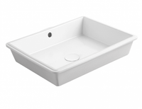 Раковина SIMAS AGILE под столешницу без отверстий цвет белый S59 — фото 1, Раковины встраиваемые снизу