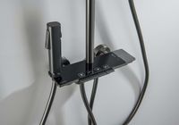 Товар: AQ3040BGM ПОЛАРИС душевая система (смеситель для ванны) 295х195мм, оружейная сталь - фото 10 AQ3040BGM ПОЛАРИС душевая система (смеситель для ванны) 295х195мм, оружейная сталь — фото 10, Душевые системы