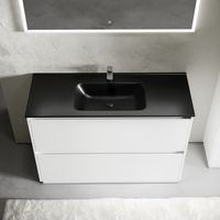 Товар: Тумба под раковину SANCOS Libra Floor напольная, 1190х450х840, c двумя ящиками оснащенными доводчиками, белый глянец , арт. арт-LB120F-1W - фото 11 Тумба под раковину SANCOS Libra Floor напольная, 1190х450х840, c двумя ящиками оснащенными доводчиками, белый глянец , арт. арт-LB120F-1W — фото 11, Тумбы под раковину