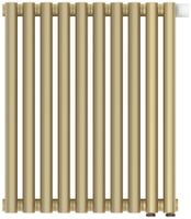 Отопительный радиатор Сунержа Эстет-11 EU50 500х450 10 секций Матовая шампань арт-022-0312-5010 — фото 5, Радиаторы отопления