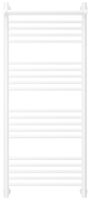 Полотенцесушитель водяной Сунержа Богема с полкой+ 1200х500 Матовый белый арт-30-0223-1250 — фото 1, Водяные полотенцесушители