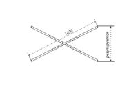 Каркас усиленный для прямоуг. ванн 140-170х70-75, универс. 5 опор арт-Щ0000041797 — фото 3, Комплектующие