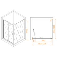 Душевой уголок RGW PA-132 (PA-21+Z-050-5) 1200x1200 060813222-11 — фото 5, Душевые уголки