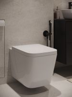 Agger Унитаз подвесной безободковый TORNADO белый с инсталляцией, микролифт, кнопка смыва белая арт-ATI11150+APB188 — фото 5, Комплекты унитаз + инсталляция