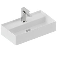 Раковина Artceram Scalino подвесная/накладная с одним отверстием цвет белый матовый арт-SCL006 05 00 — фото 2, Раковины подвесные