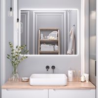 Зеркало с LED-подсветкой SIRIUS (80*100) /AQUA DE MARCO SIR80/100 — фото 5, Зеркала в ванную комнату