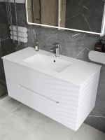 Agger Раковина встраиваемая санфарфор, белый глянец арт-ASF111000 — фото 2, Раковины встраиваемые снизу