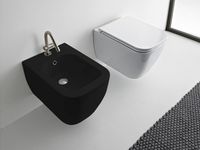 Биде Scarabeo TEOREMA 2.0 подвесное с одним отверстием цвет черный матовый арт-5127 49 — фото 2, Биде подвесные