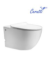 Унитаз BARBARIA Aria Pulse подвесной с функцией импульсного смыва, БЕЗ РАМЫ (585х360х330) Ceruttispa арт-CT10591 — фото 3, Подвесные унитазы