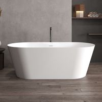 Ванна из искусственного камня ABBER Stein AS9626 белая матовая — фото 1, Ванны из искусственного камня