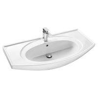 Раковина SANTEK Энигма 100 мебельная белый (WH207777) — фото 7, Раковины подвесные