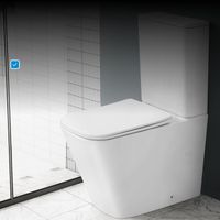 Унитаз ABBER Rechteck AC1210T компакт белый, безободковый, смыв торнадо — фото 21, Напольные унитазы