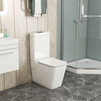 Унитаз напольный Grossman Classic (635х355х830) безободковый,белый с тонкой крышкой,микролифт,смыв торнадо,2 места арт-GR-4445SQ — фото 8, Напольные унитазы