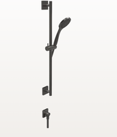 Товар: Душевой гарнитур, Gessi, Rilievo, размер штанги, мм-860, размер шланга, мм-1500, диаметр ручного душа, мм-100, цвет-Black Metal Brushed PVD арт-59242.707 - фото 2 Душевой гарнитур, Gessi, Rilievo, размер штанги, мм-860, размер шланга, мм-1500, диаметр ручного душа, мм-100, цвет-Black Metal Brushed PVD арт-59242.707 — фото 2, Душевые гарнитуры на штанге