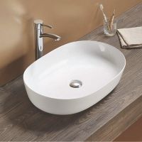 Раковина Azario накладная 600х415х135 белый глянец арт-AZ-2143P SP — фото 1, Раковины накладные