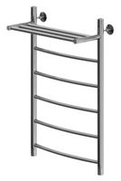 Товар: Полотенцесушитель водяной Aquanet Romeo с полкой 800x500, с полкой, хром арт-00266729 - фото 2 Полотенцесушитель водяной Aquanet Romeo с полкой 800x500, с полкой, хром арт-00266729 — фото 2, Водяные полотенцесушители