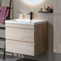 Товар: Тумба с раковиной Aquanet Нота new 58 цв.дуб светлый 00335880 - фото 1 Тумба с раковиной Aquanet Нота new 58 цв.дуб светлый 00335880 — фото 1, Тумбы с раковиной