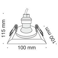 Товар: Встраиваемый светильник Technical DL007-1-01-W - фото 3 Встраиваемый светильник Technical DL007-1-01-W — фото 3, Точечные светильники