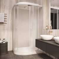 Ограждение VIVA90B N душевое Ceruttispa без поддона (90x90x195) — фото 265, Прямоугольные душевые уголки