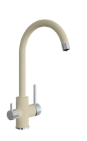 Смеситель для кухни Florentina Клио FL, c подключением к фильтру, бежевый, арт-333.13Н.2123.104 — фото 1, Смесители для кухни