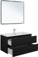 Товар: Тумба с раковиной Aquanet Вега 2.0 100 2 ящ. цв.маренго (раковина Ирис) 00344739 - фото 5 Тумба с раковиной Aquanet Вега 2.0 100 2 ящ. цв.маренго (раковина Ирис) 00344739 — фото 5, Тумбы с раковиной