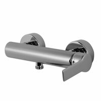 Смеситель для душа, Fima Carlo Frattini, Mast, тип открывания воды-однорычажный, монтаж-настенный, отверстия для монтажа-2, цвет-хром арт-F3135/1CR — фото 1, Смеситель для душа