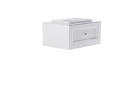 Тумба Классик 80 с 1ящ белый мат. с раковиной Ретро бел гл. и столешницей Solid бел гл. арт-4631177714092 — фото 4, Тумбы с раковиной