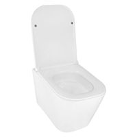 Унитаз подвесной Azario ESCONDA 345х490х350 безободковый, смыв "Скрытое Торнадо", с быстросъемным сиденьем микролифт арт-AZ-2805E — фото 2, Подвесные унитазы