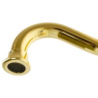 CUCINA OXFORD См-ль д/кухни моноком. с гигиенической лейкой, ручка белая, золото арт-25795 — фото 6, Смесители для кухни