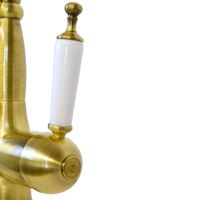 Товар: CUCINA OXFORD См-ль д/кухни моноком. с гигиенической лейкой, ручка белая, бронза 25794 - фото 4 CUCINA OXFORD См-ль д/кухни моноком. с гигиенической лейкой, ручка белая, бронза 25794 — фото 4, Смесители для кухни