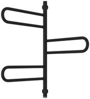 Полотенцесушитель электрический Сунержа Парео 4.0-3С 773х535 Матовый чёрный арт-31-0823-0773 — фото 3, Электрические полотенцесушители