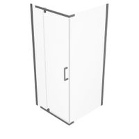 ДШ "Терра-Графит", 90х90, квад., (2 места) арт-Щ0000073937 — фото 4, Квадратные душевые уголки