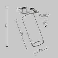 Встраиваемый светильник Technical C053CL-L12W4K-W-W — фото 12, Точечные светильники