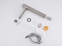 Смеситель ABBER Rund для накладной раковины, сатин арт-AF8711SP — фото 3, Смесители для раковины