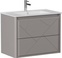 Тумба под раковину Allen Brau Paris 80 1.360001.PGM платина матовый — фото 2, Тумбы под раковину